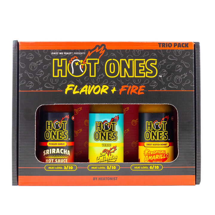 Flavor and Fire Trio Pack | Hot Ones J0