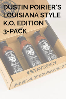 Dustin Poirier Hot Sauce - KO Edition 3 Pack F7