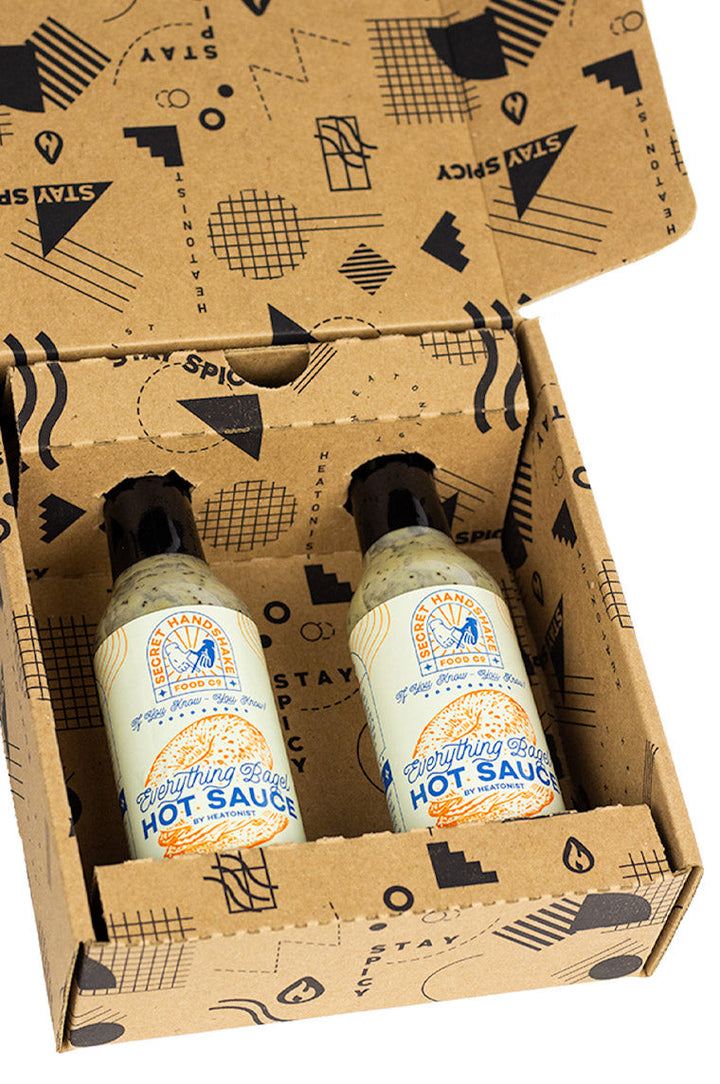 Secret Handshake Food Co Everything Bagel Hot Sauce 2-Pack R1