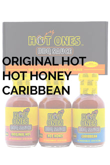 Hot Ones BBQ Trio Pack (Original / Hot Honey / Caribbean) T9