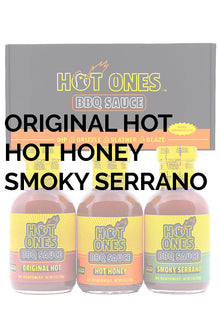 Hot Ones BBQ Trio Pack (Original / Hot Honey / Smoked Serrano) A0