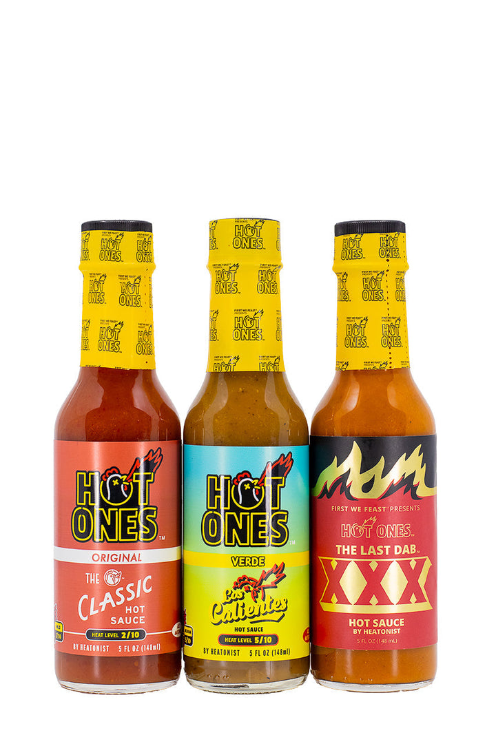 Hot Ones Trio Pack - Original | Hot Ones Hot Sauce B5