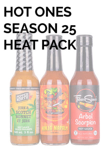 Hot Ones Hot Sauce Heat Pack - Season 25 P2