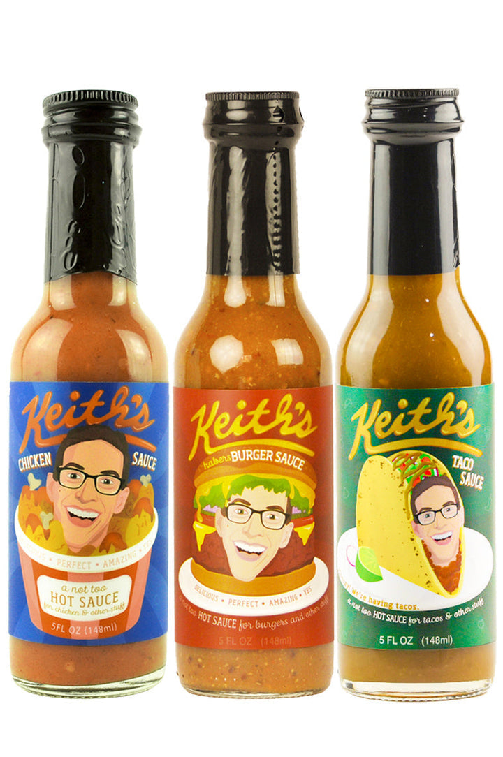 Keith's Hot Sauce Trio Pack O8