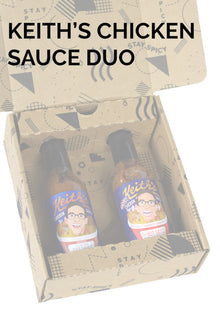Keith's Chicken Sauce Hot Sauce Duo Pack | Keith's B8