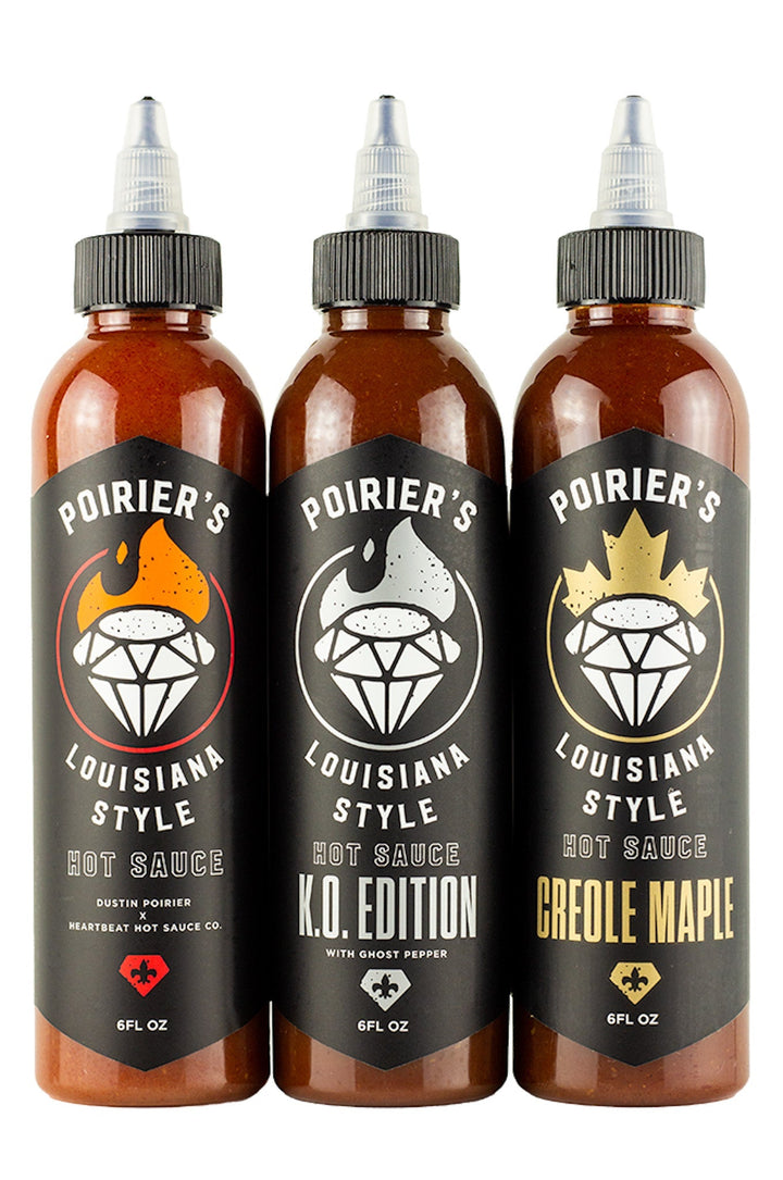 Poirier's Louisiana Style Hot Sauce Trio Pack | Dustin Poirier’s Louisiana Style N3